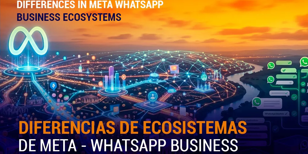Diferencias de ecosistemas de META WHATSAPP BUSINESS